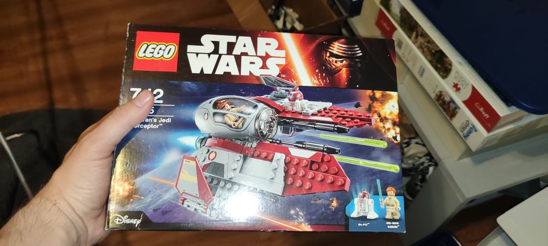 LEGO Star Wars 75135 Jedi Interceptor Obi-Wana pudełko instrukcja 100%