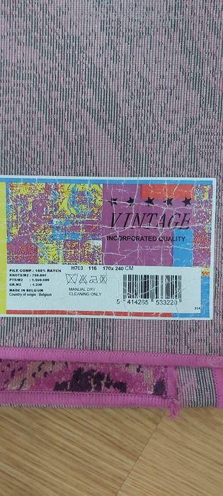 Carpetes cor de rosa conjunto