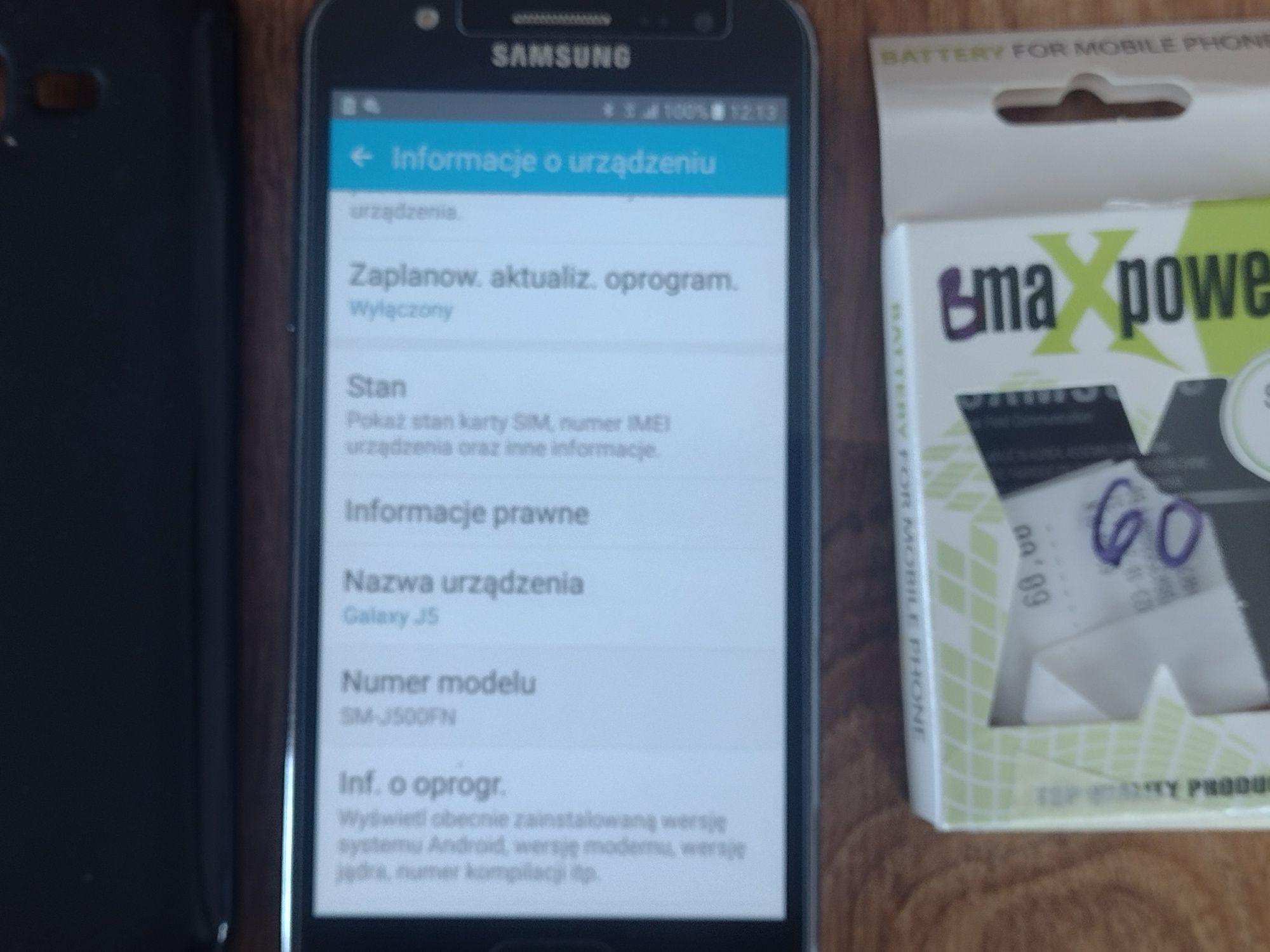 Telefon smartfon Samsung Galaxy j5 + nowa bateria