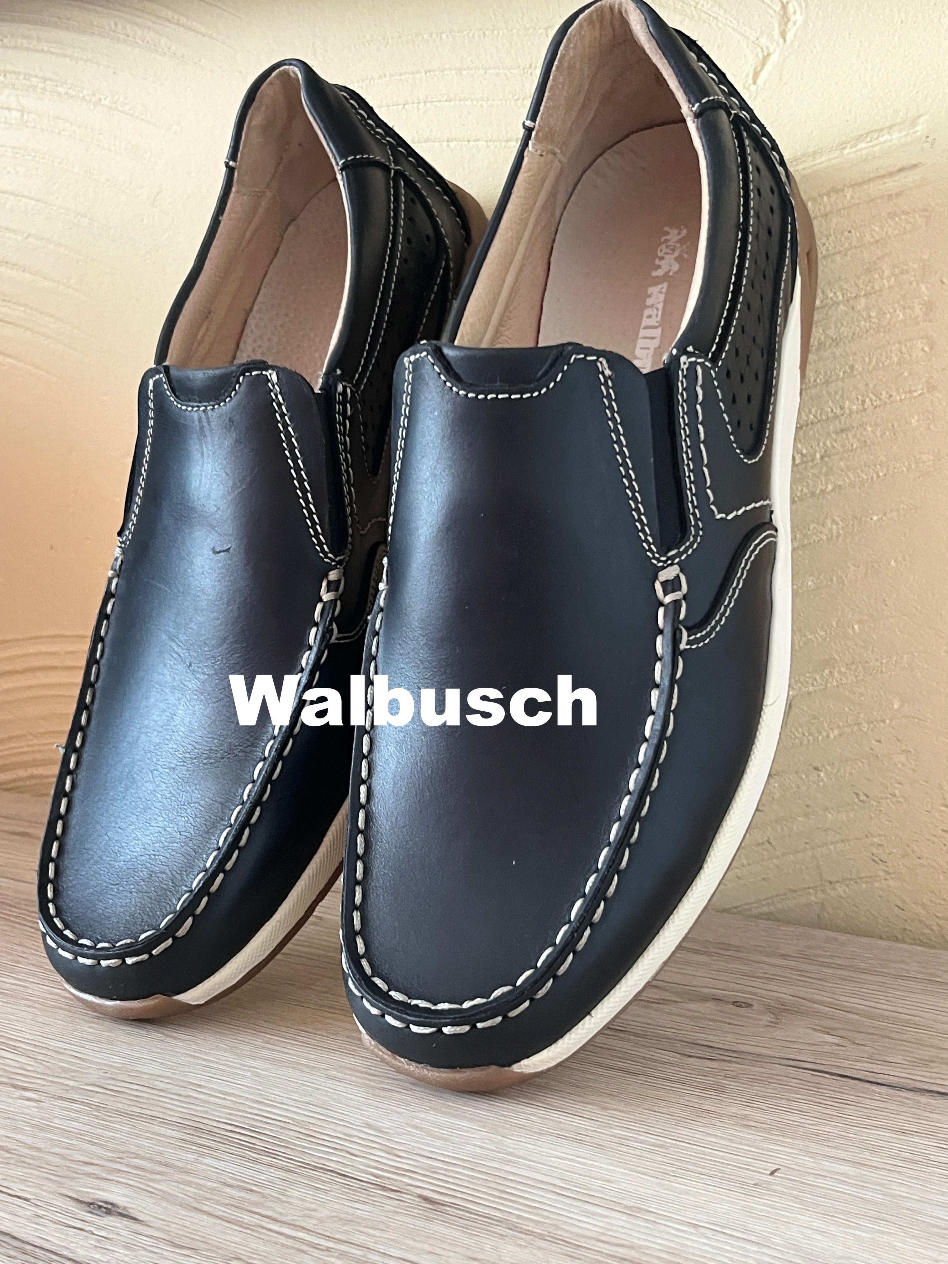Męskie skórzane mokasyny Slip-on Walbusch