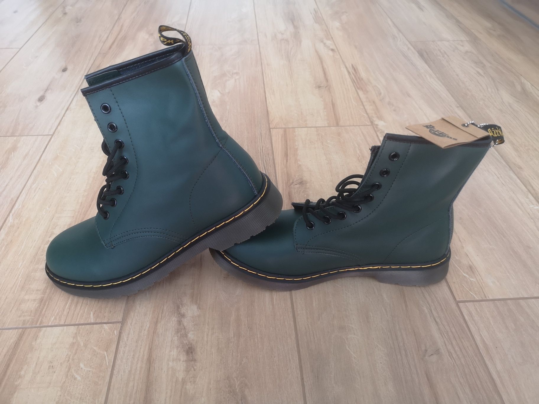 Черевики Dr. Martens 45EU, 29 см 1460 Green Smooth