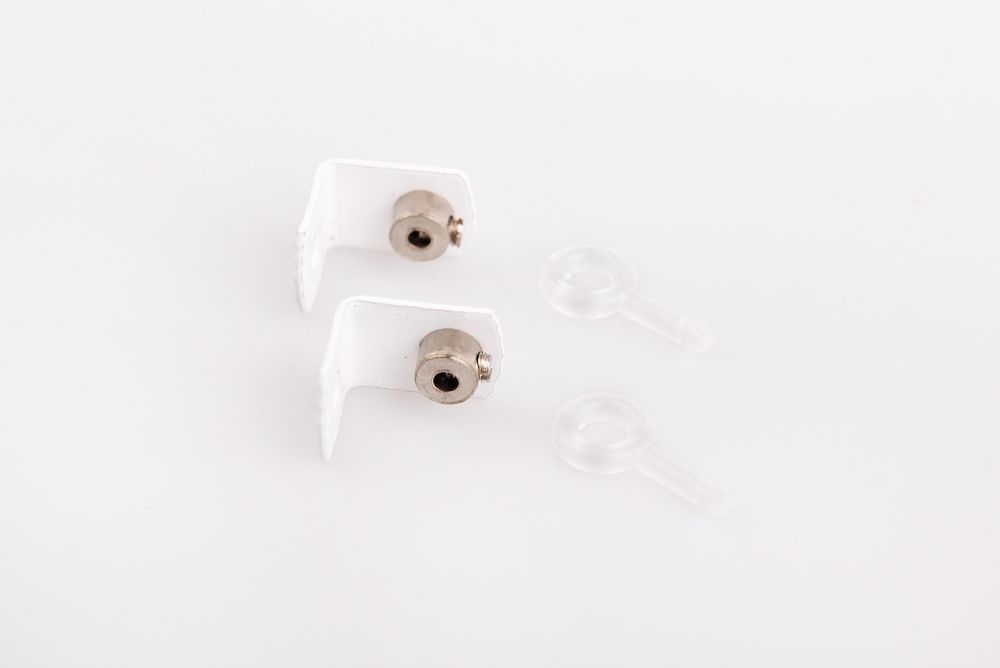 Кронштейн ролет "Besta", жилкова фіксація ролет, тягарець ролет.