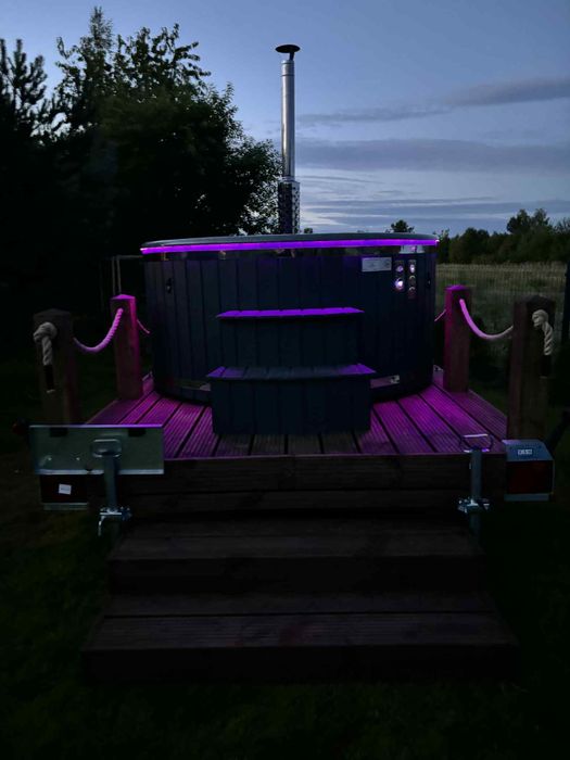 Relax na kółkach mobilna balia/jacuzzi na wynajm