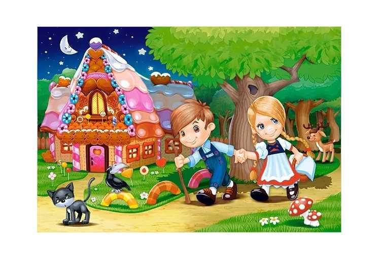 Castorland Beautiful Fairy Tales bajkowe puzzle 4w1 duże elementy