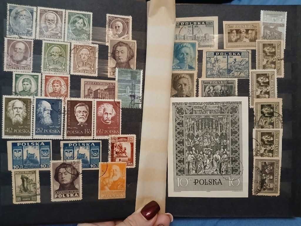 Zestaw stare znaczki Polskie