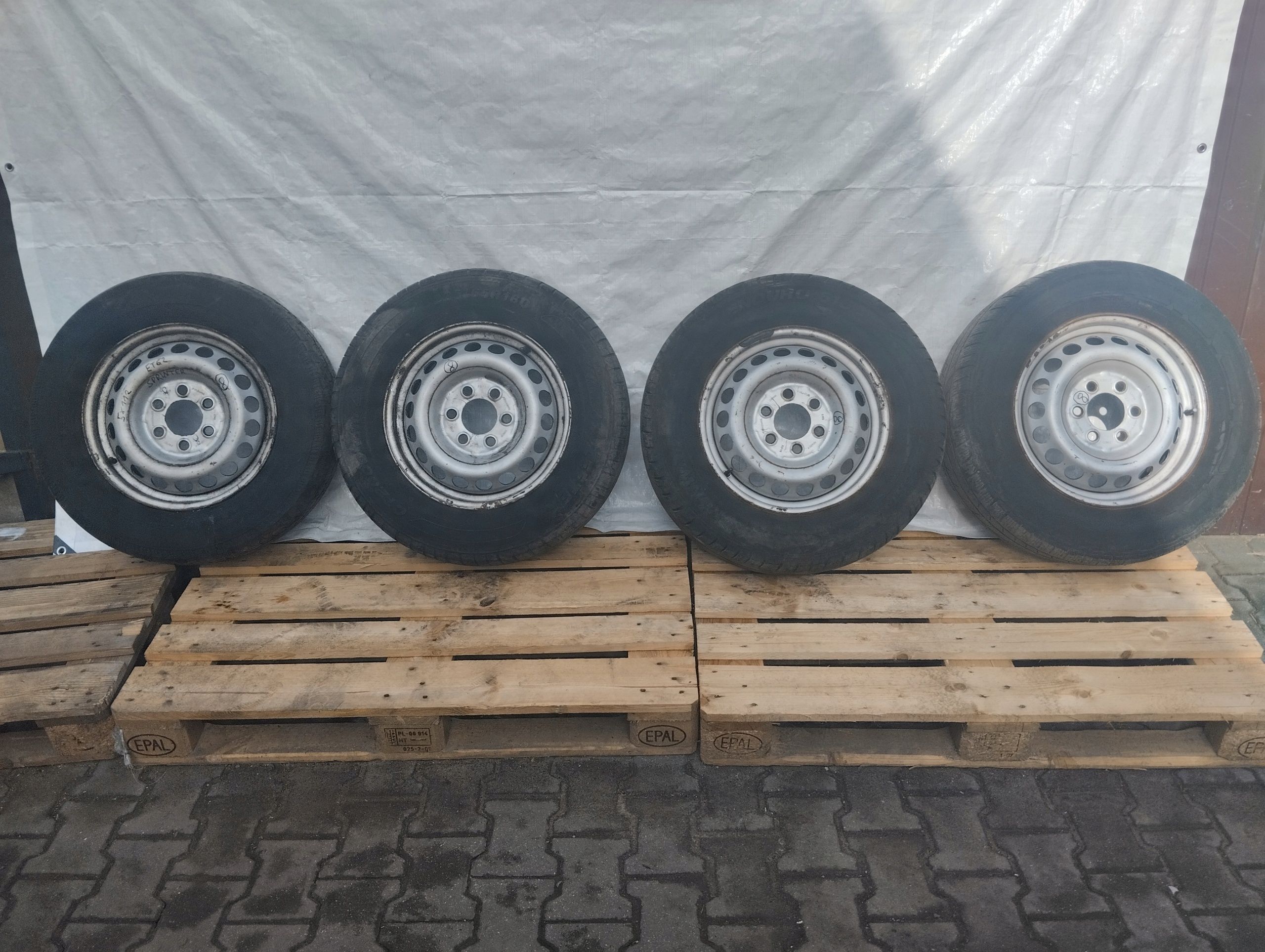 Koła Felgi Stalowe Sprinter W906 Crafter 6.5"x166x130 et