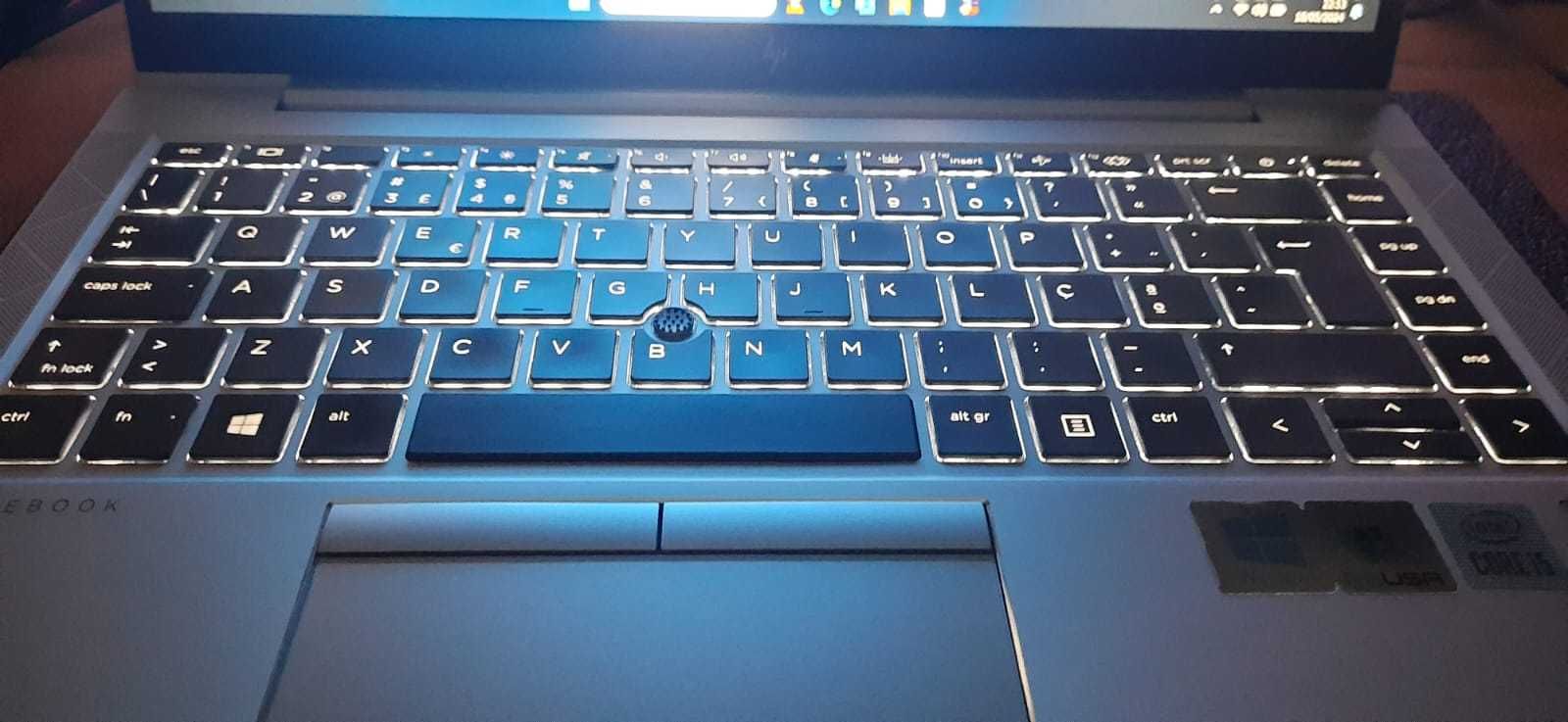 HP EliteBook 840G7 10ªG|14,1"|I5-10310U|16G|NVMe512G|Rato+Mala|W11