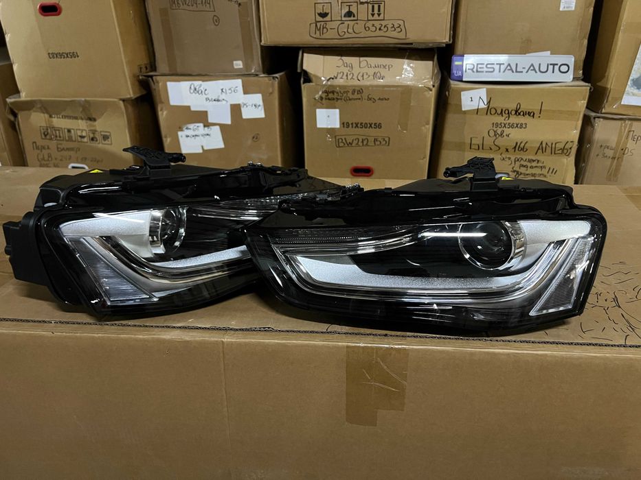 фары audi a4 b8 b8r рестайлинг ксенон Фари ауди а4 б8 замена галогена