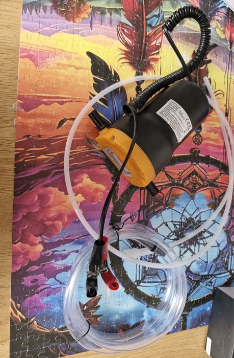 Bomba de 12 volts troca de oleo carro