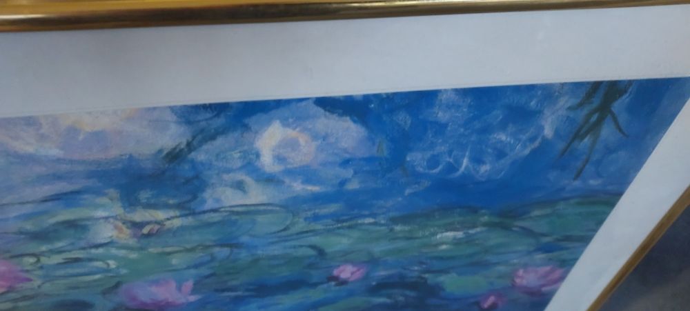 Reprodukcja Claude Monet lilie wodne wymiary 40 x 50x1,5 cm