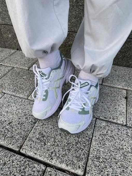 Кроссовки Asics Gel-1130 White Green 36-46 асикс Новинка!