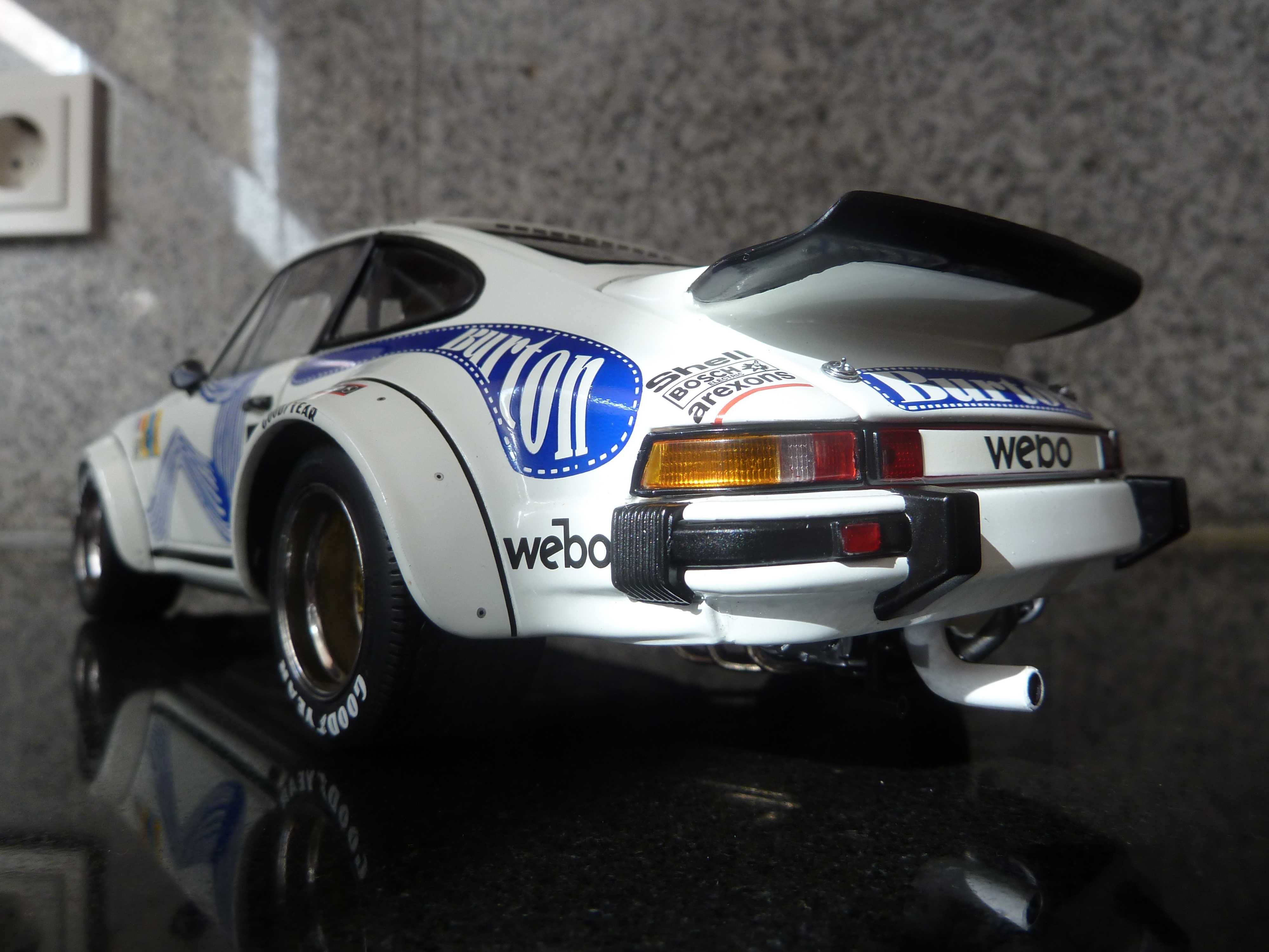 1:18 Exoto, Porsche 934 RSR, Burton, Le Mans 77, AutoArt Minichamps