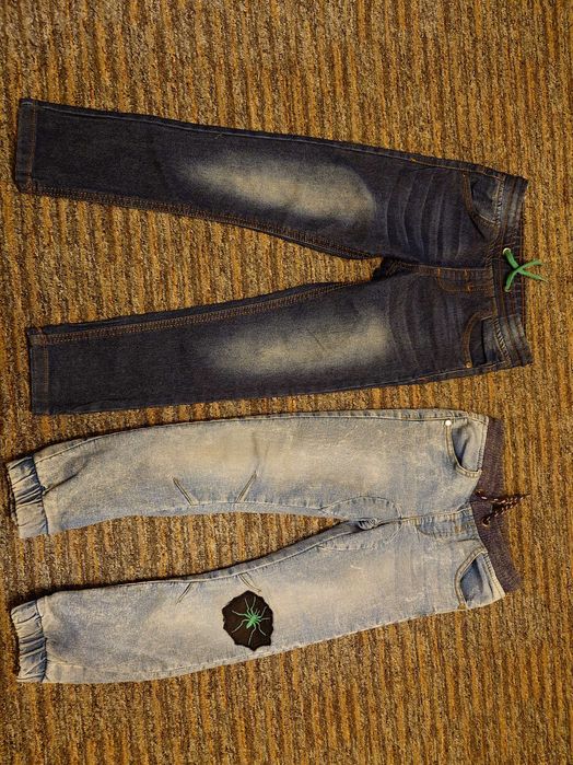 2 x spodnie r. 116 / dżinsy / dżinsowe