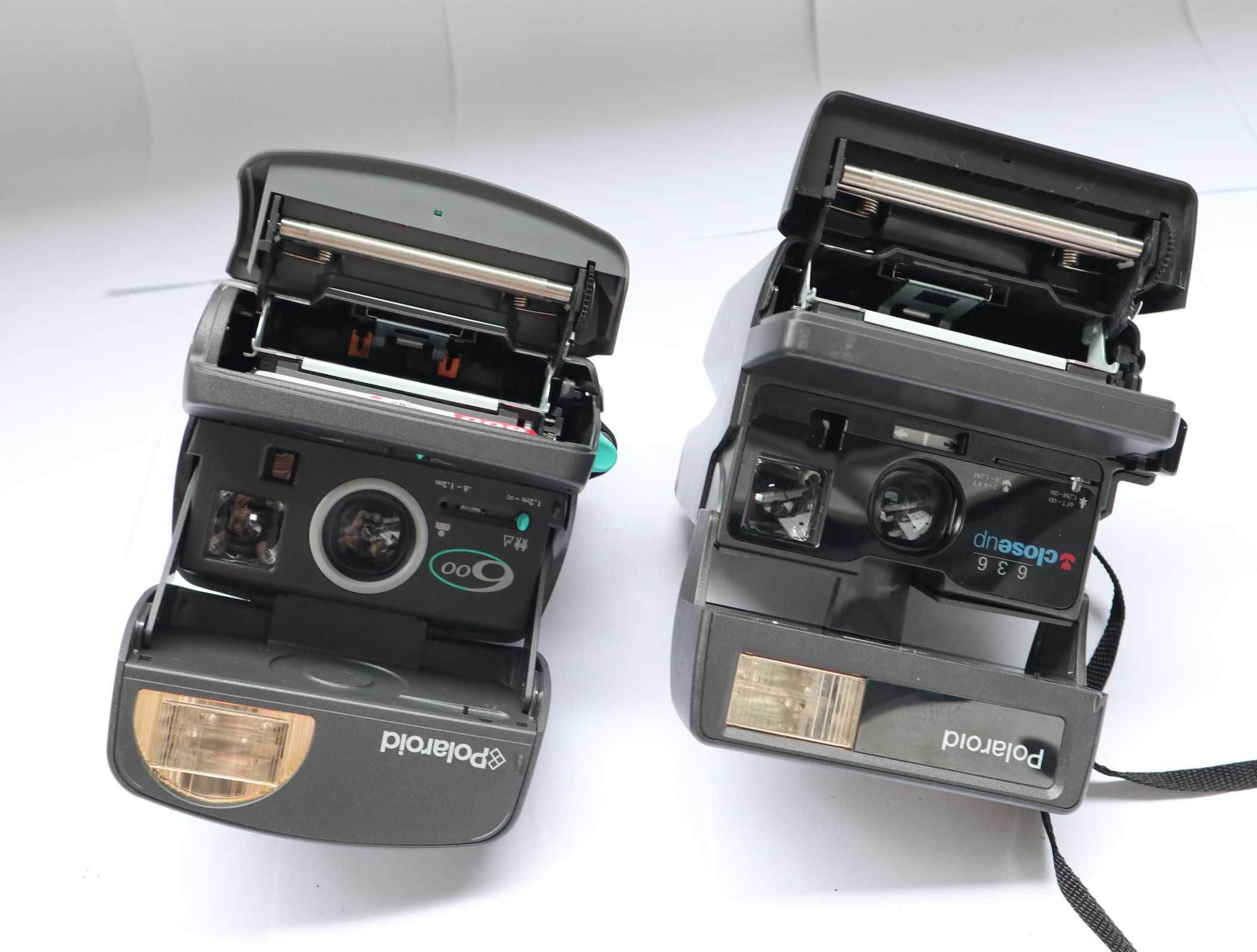 POLAROID 600 i POLAROID 636 - aparaty natychmiastowe RETRO PRL instax