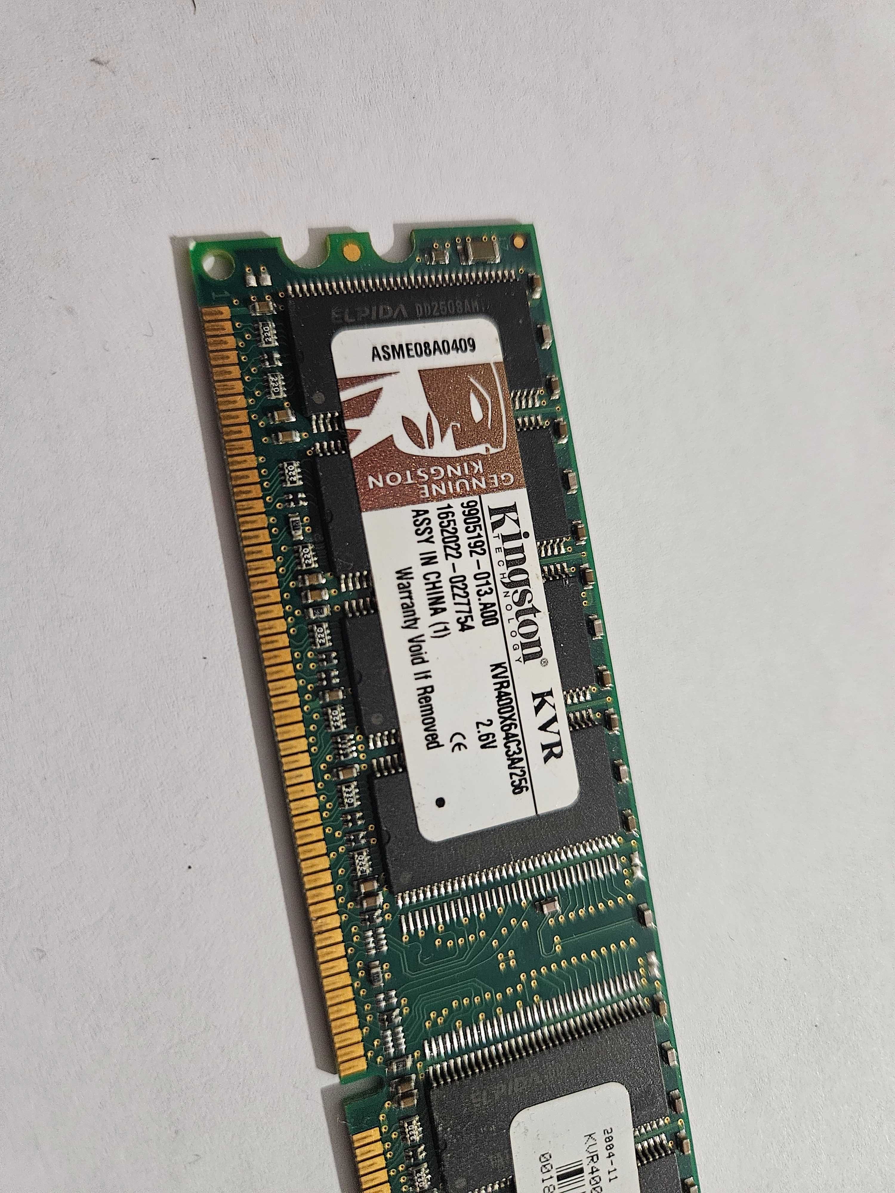 Pamiec ram 128 mb i 256 kingston ddr4 i ddr3