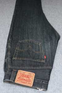 LEVI'S 505 W30 L32 - Spodnie jeansy dżinsy stalowe granatowe szare