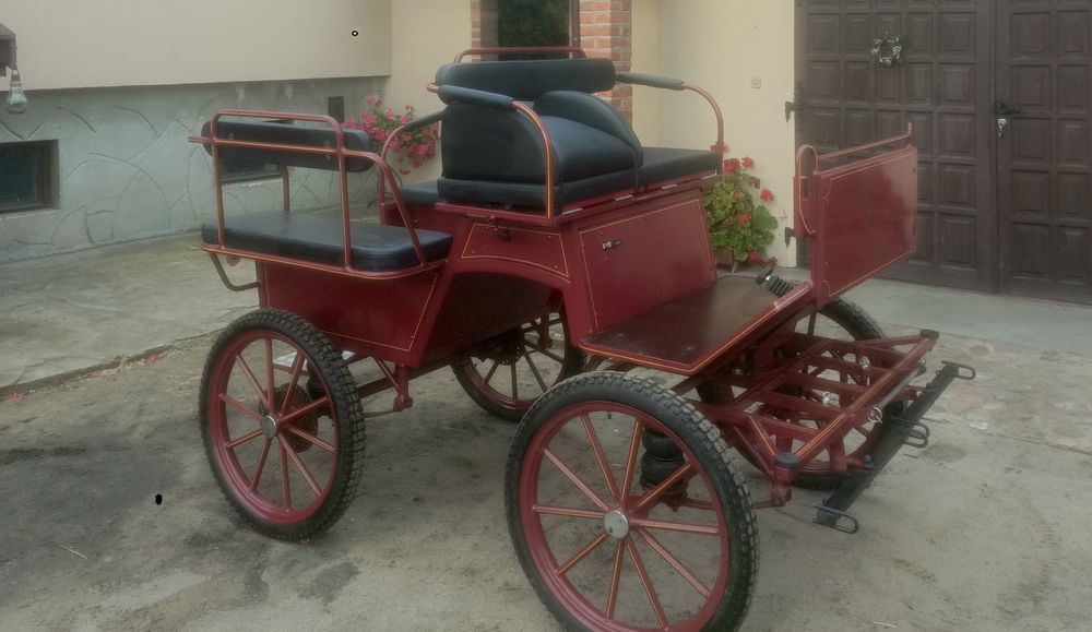 Bryczka konna wagonetka maratonka powóz jak nowa
