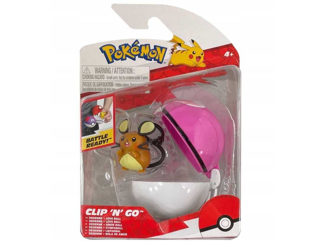 Pokemon Figurka DEDENNE I LOVEBALL Clip'n go PKW3138