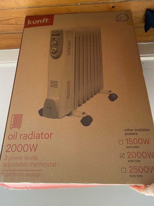 Aquecedor a Óleo KUNFT, oil radiator