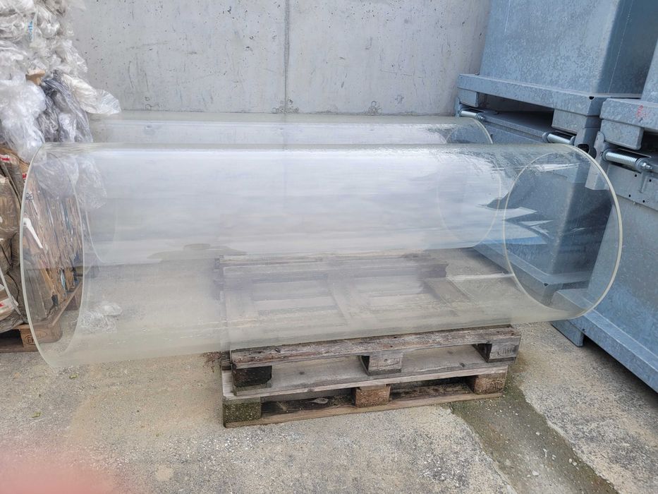 Rura cylindryczna  z plexi 215cm-dł 83cm średnica!!!