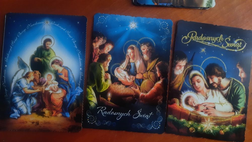 Kartki świąteczne Boże narodzenie cena podana za całość.