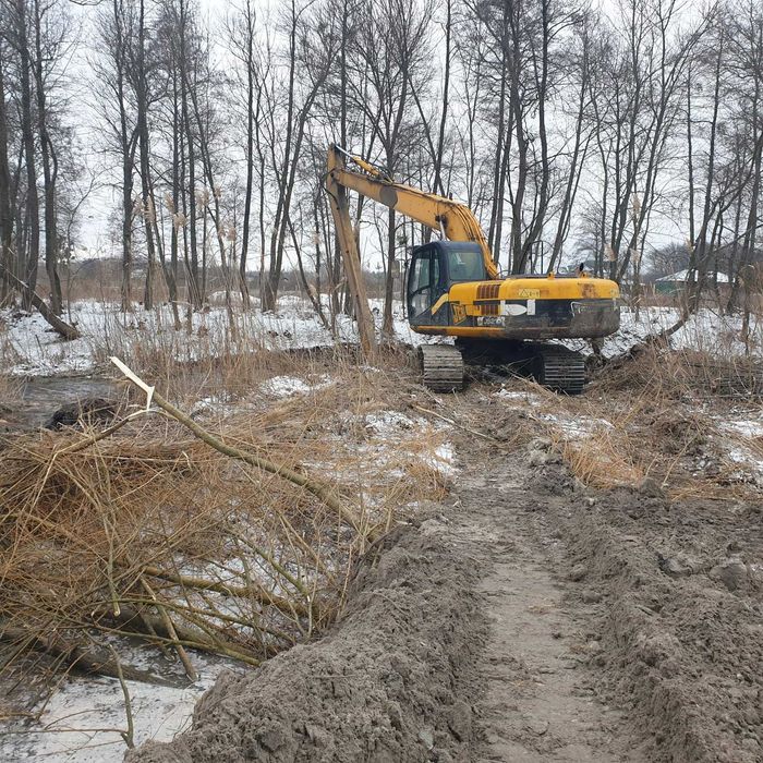 Аренда спецтехники + Полтава экскаватор гусеничный оренда екскаватора