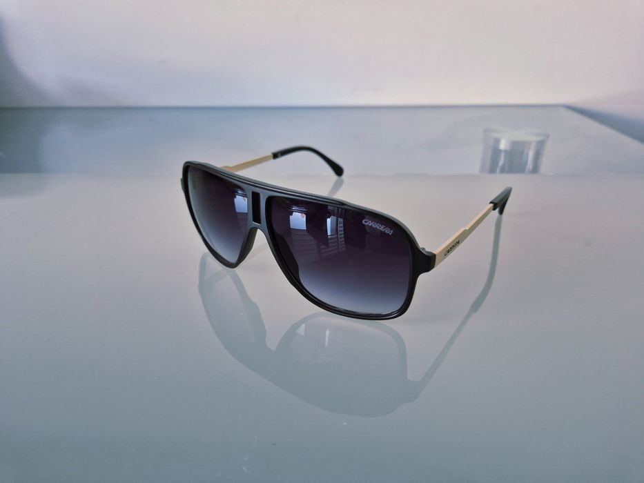 Okulary przeciwsłoneczne carrera pilotki uv aviator ray-ban złote