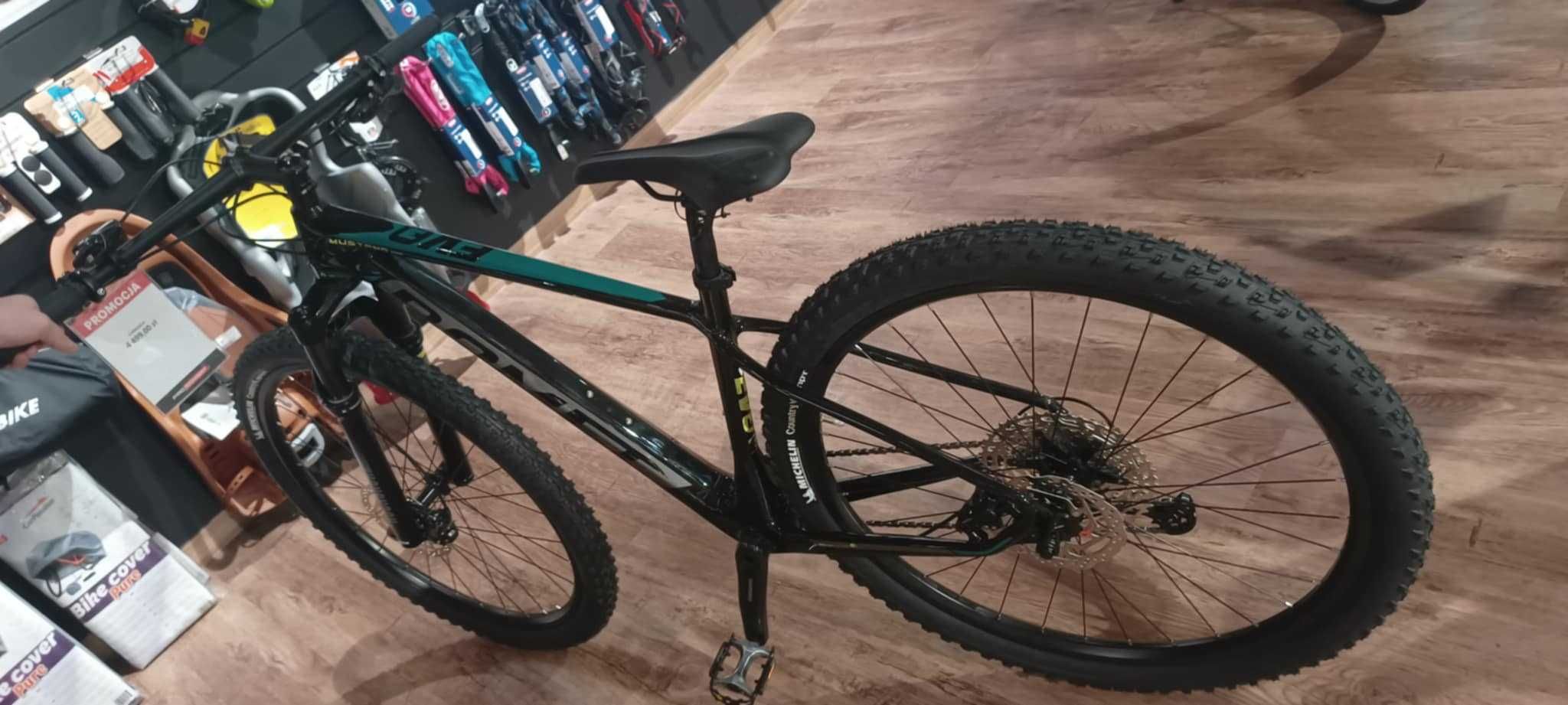 ROWER GÓRSKI Romet 17M mustang Evo 3 czarnozielony w salonie 6999zł