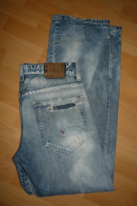 Spodnie Jeans męskie roz L, W31L34 * G - Star Raw Denim 3301