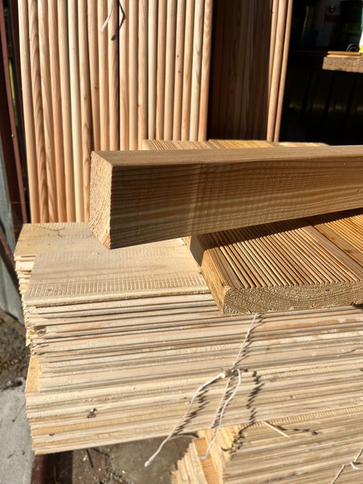 Legary pod tarasy drewniane ,modrzew 5x7 18zł