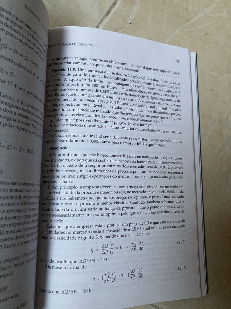 Exercícios de Economia da Empresa - José Mata