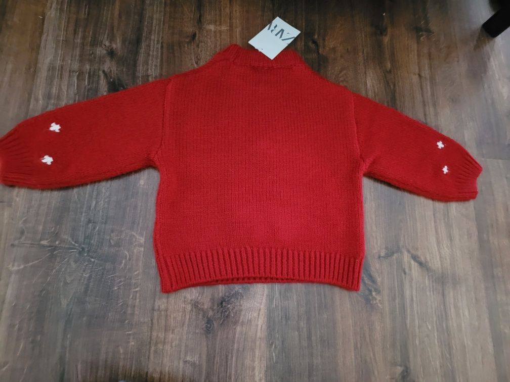 Zara nowy sweter świąteczny roz 98