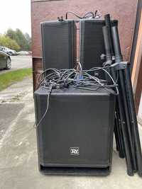 Zestaw naglosnieniowy aktywny 1500W Power Dynamics