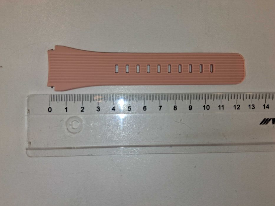 E161 Pasek Do Zegarka Samsung Galaxy 46mm Różowy Silikonowy