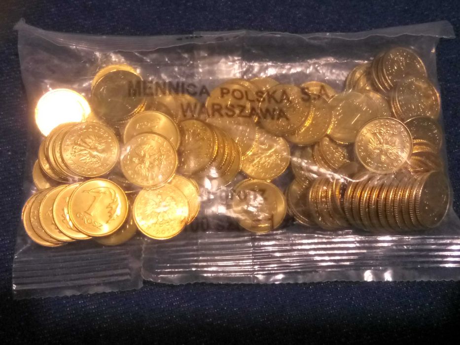 1 grosz 2012, worek 100 szt