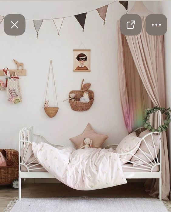 Кроватка ikea minnen матрас 170см