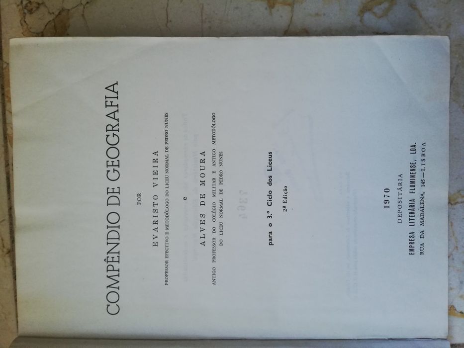 Compêndio de Geografia antigo