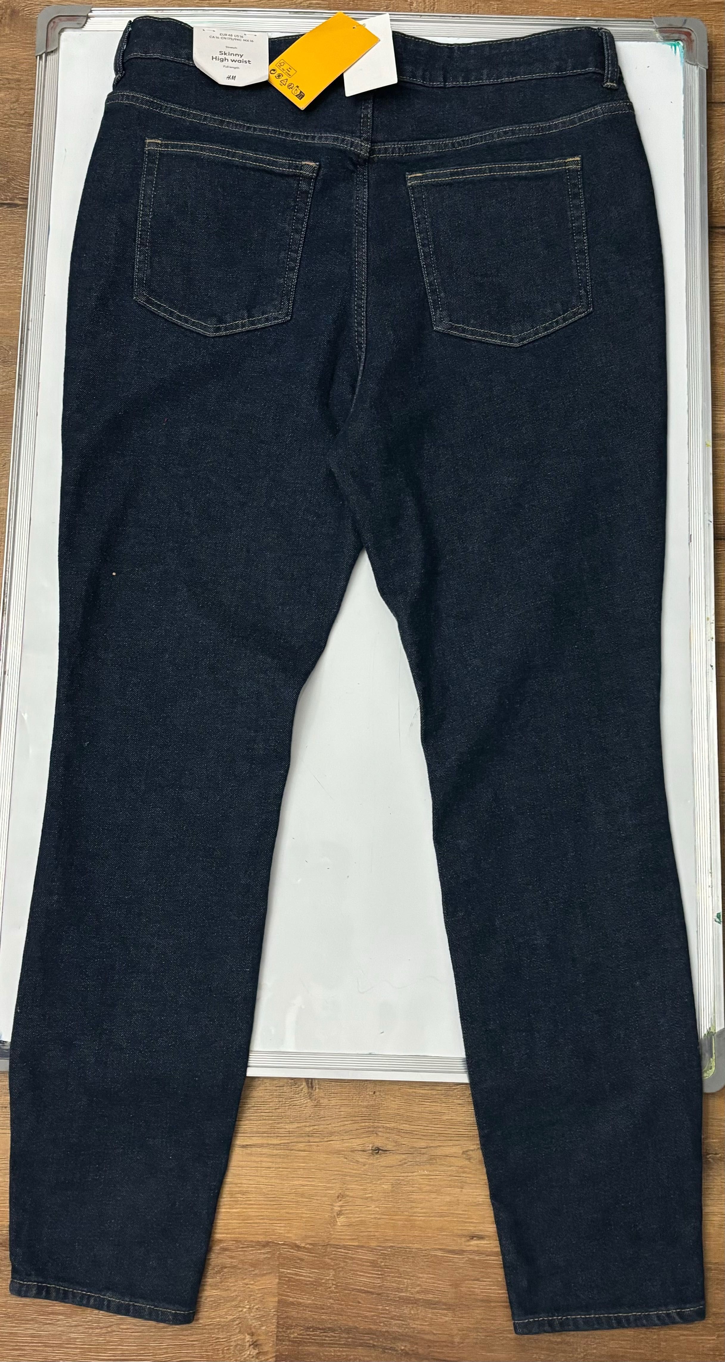 HM Dżinsy z wysokim stanem Skinny High Jeans NOWE rozmiar 44