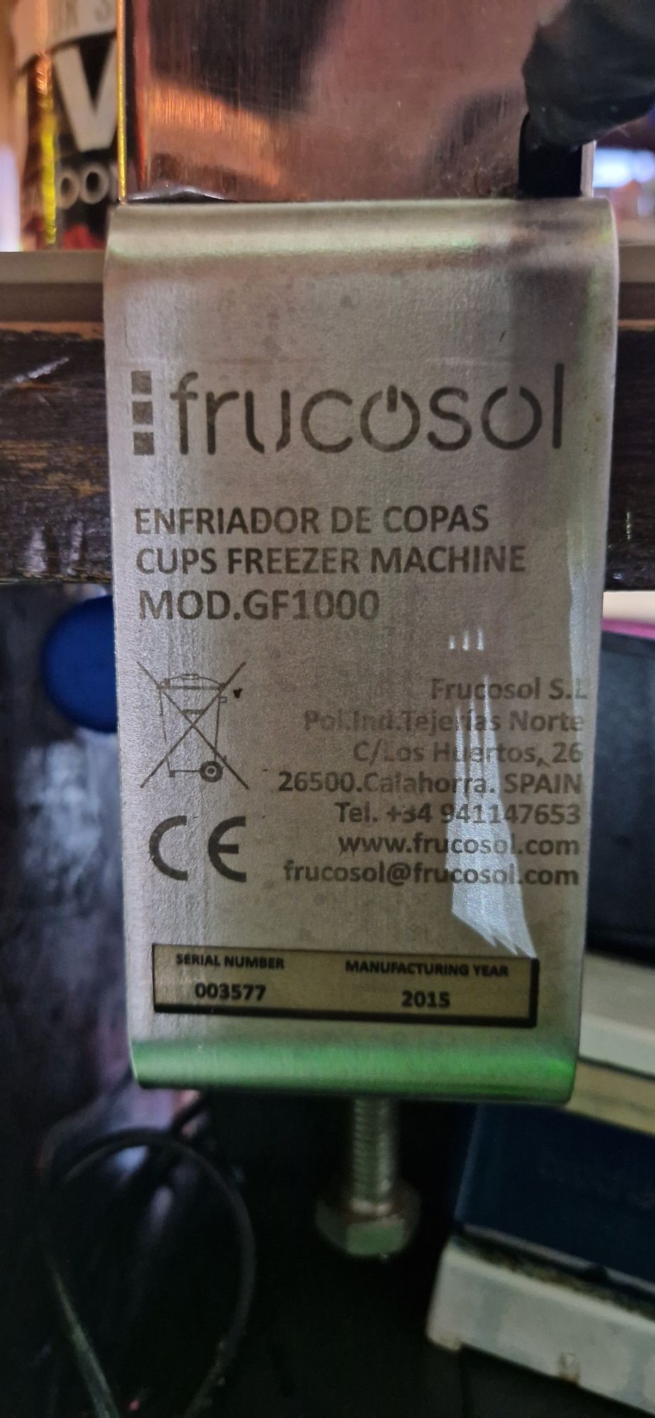 Refrigerador de copos