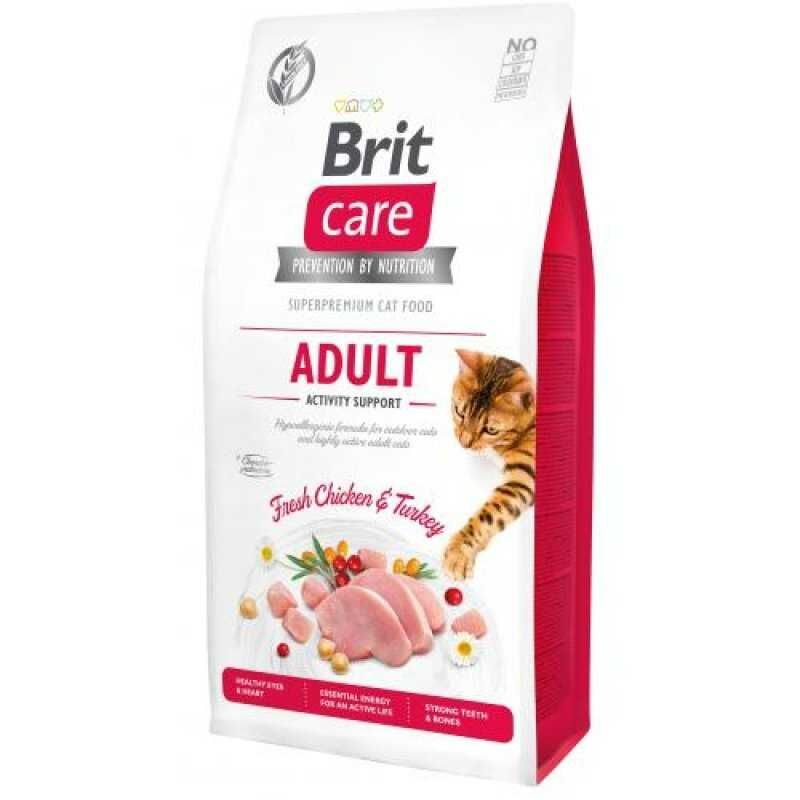 Brit Care Cat GF ADULT ACTIVITY Support 7 кг для активних котів. Бріт