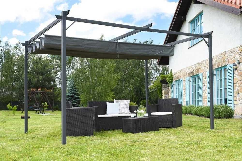 Altana Zadaszenie Pergola 3x4 lub 3x3 zasłony GRATIS składany DACH