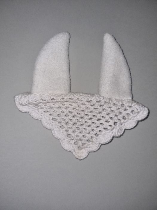 Nauszniki dla hobby horse białe