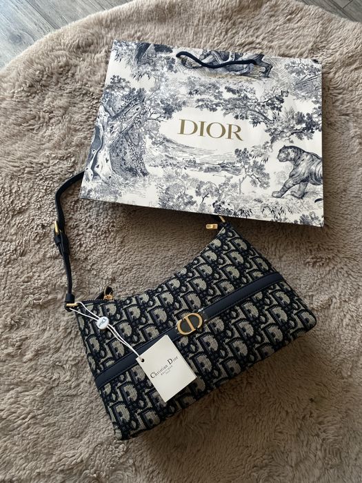 Torebka Dior granatowy