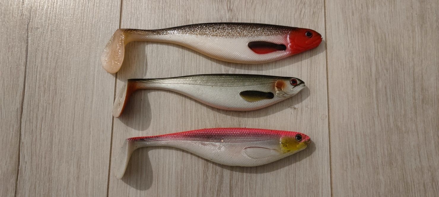 Duże gumy 19 cm i 2x 16 cm Westin ShadTeez Shad Teez