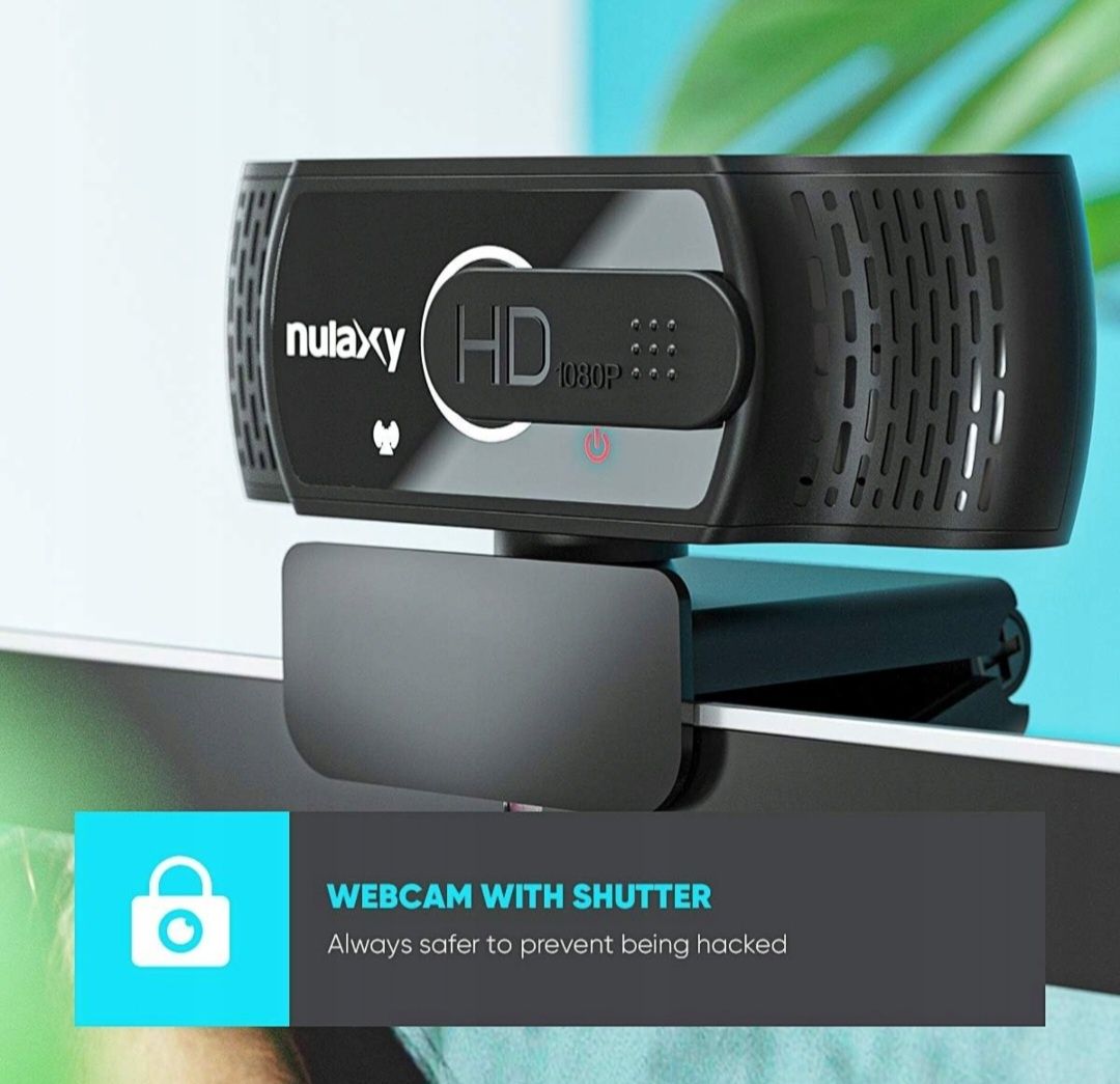 Kamera Internetowa USB z Mikrofonem, HD 1080p z Osłoną Prywatności