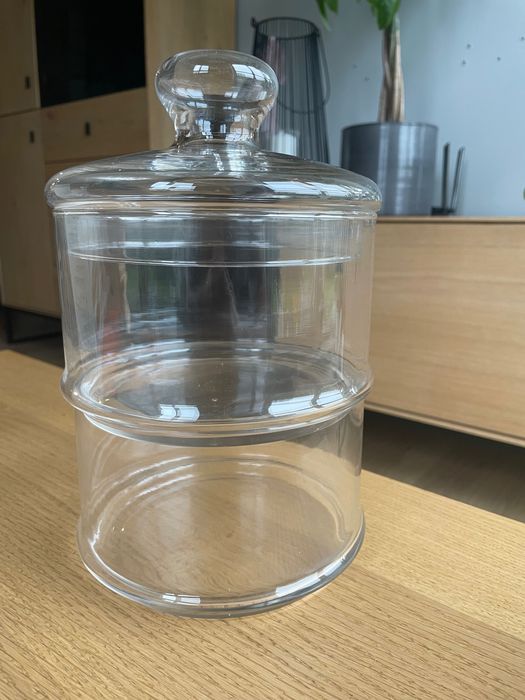 Szklana Patera/Słój Dekoracyjny