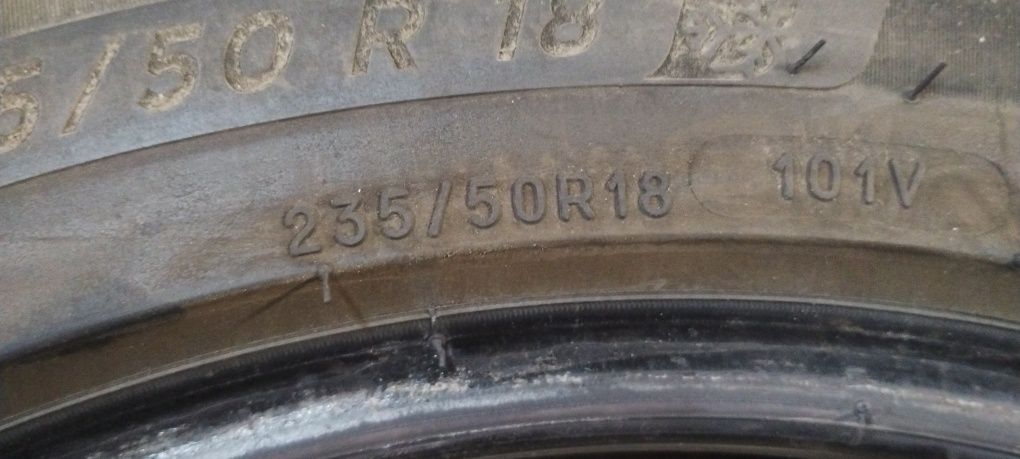 235/50R18 Michelin pilot Alpine5 2szt opony zimowe