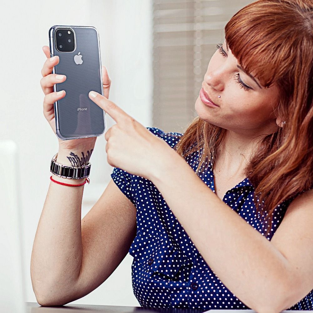 Futerał BACK CASE ULTRA SLIM 0,3 mm do IPHONE 11 Pro Max transparentny