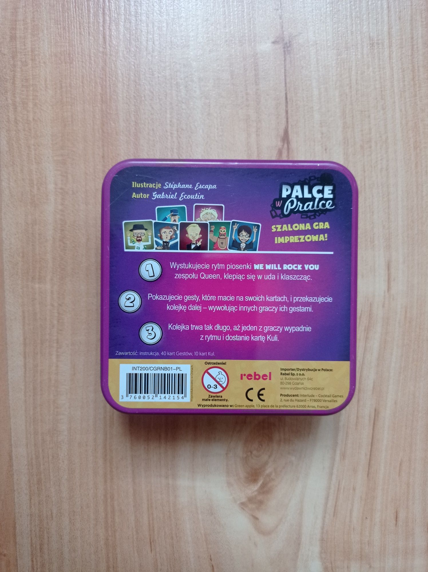 Palce w pralce gra