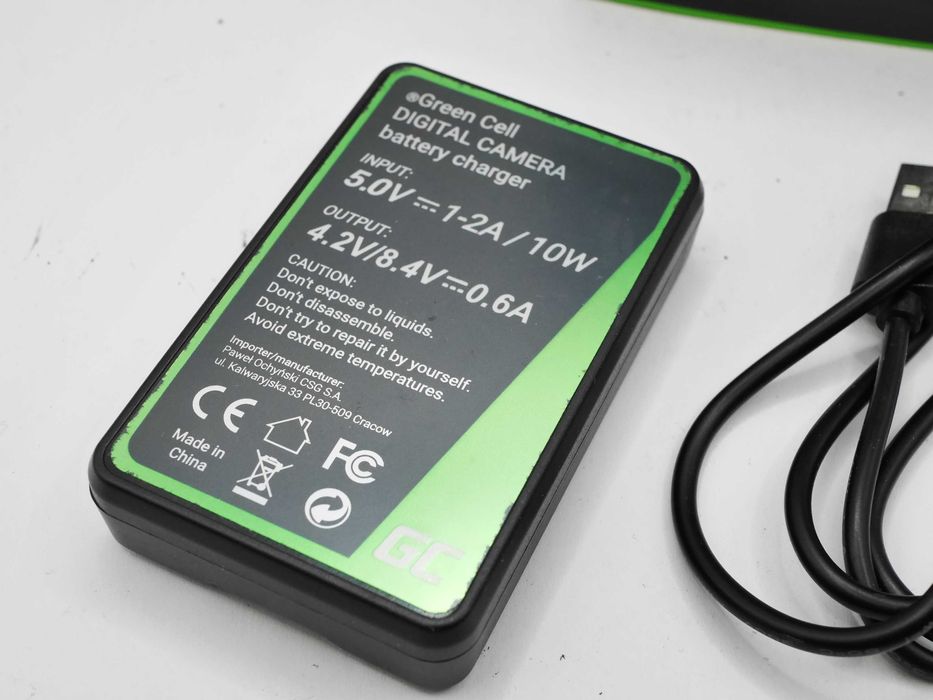 Ładowarka DE-A65BB Green Cell  do Panasonic DMW-BCG10E